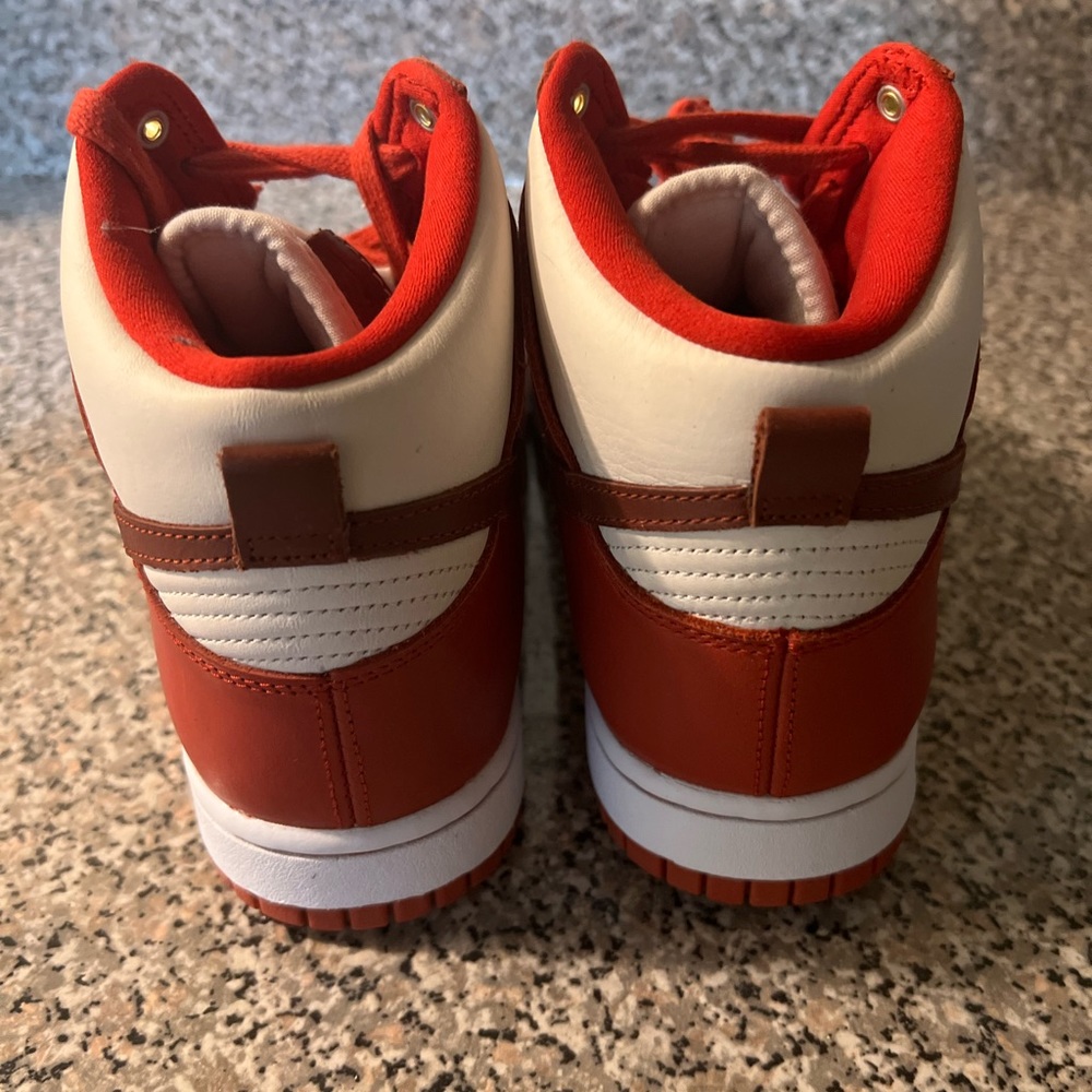 Nike Dunk High 70 Lxx Cinnabar Mars Stone Red White Dx0346-600 Women Size 8 New View 5